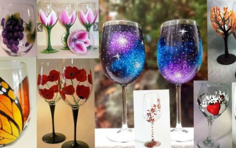Wine Glass Painting Class