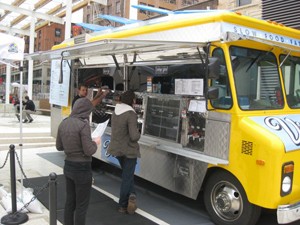 Violetta serves downtown Portland patrons a quality, casual &ldquo;fast food&rdquo; experience in Director Park. Photo provided.