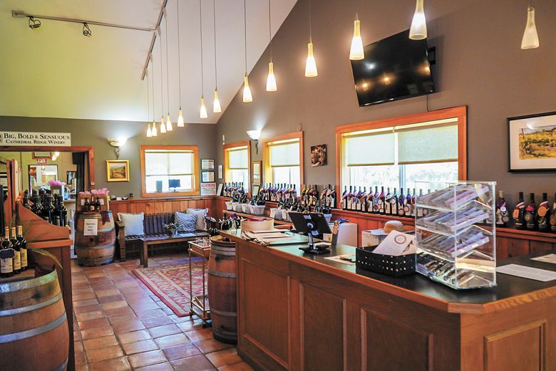 The Hood River Cathedral Ridge tasting room.##Photo provided by Cathedral Ridge Winery