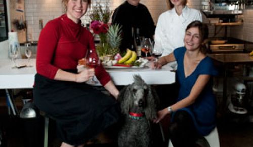 Chefs Studio: Blake Van Roekel, left, RobertReynolds, Kristen D. Murray and CourtneySproule.