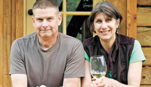Vern (left) and Gianclis Caldwell, owners of Pholia Farm, a Southern Oregon creamery named after their daughters, Phoebe and Amelia.