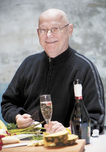 Robert Reynolds poses during a photo shoot for the cover of the February 2010 edition of the Oregon Wine Press at his studio. Kerry Newberry was the author of the corresponding article, titled “For the Love of Food.”