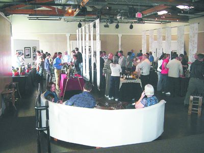 Tasters gather at Urban Studio in Portland s Pearl District to sample wines made by Gorge producers.  Photo provided.
