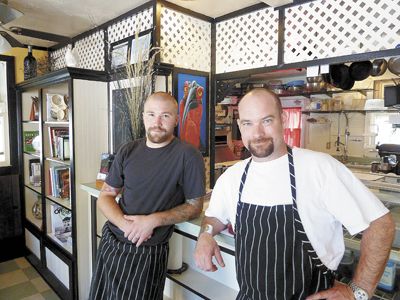 Chefs Mike Hite and Paul Becking of C Street Bistro in Jacksonville. Photo by Janet Eastman.