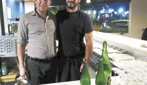 Biwa restaurant’s chef/owner Gabe Rosen (left) and chef de cuisine Jon Moch.