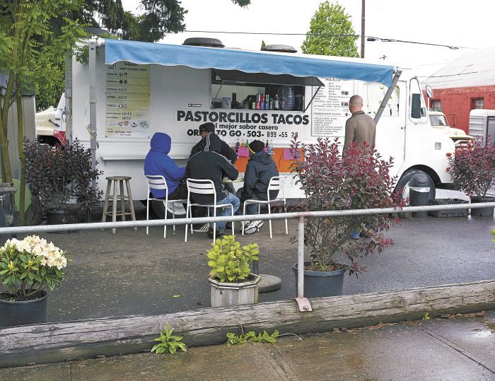 Pastorcillos Tacos serves authentic Mexican tacos and burritos from its stationary food truck in Newberg.