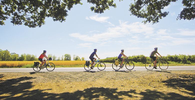 Cycling offers tourists visiting Oregon an outdoor adventure on wheels. ##Photo courtesy of Travel Oregon/Photo by Russ Roca