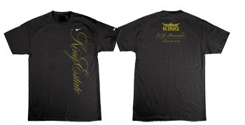 6. Front: King Estate; Back: King, Ed Jr. Remember, Harvest 2012. T-shirts shown are representations. Check with winery for actual shirt style and color.