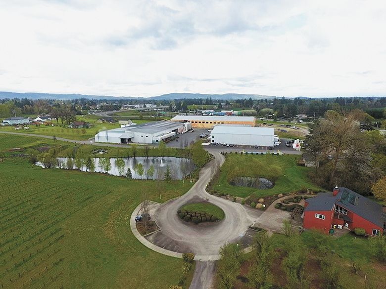 NW Wine Company s sprawling Dundee campus, including Hyland Estates  tasting room. ##Photo provided by NW Wine Company