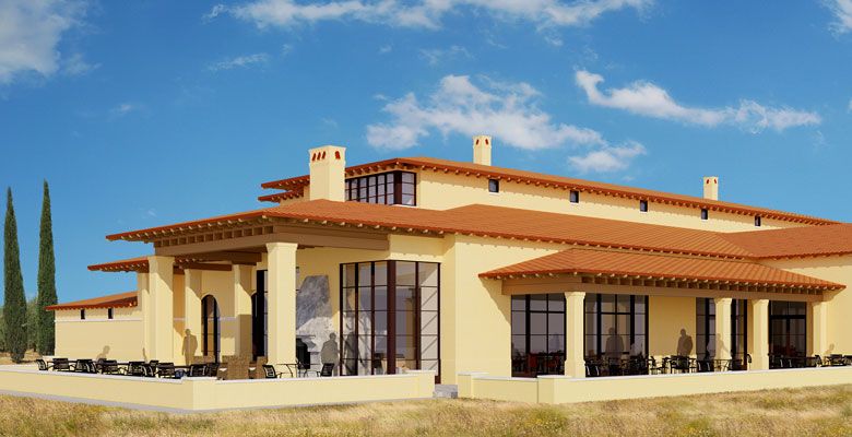 A rendering shows what Domaine Serene’s Clubhouse will look like. ##Photo Provided