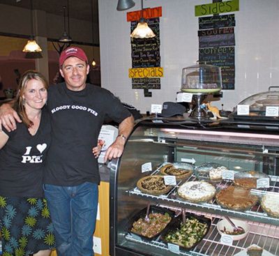 Portland s Pacific Pie owners Sarah Curtis-Fawley and Chris Fawley.