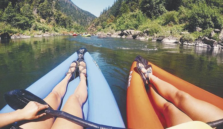 Kayaking the Rogue River. ##Photo provided
