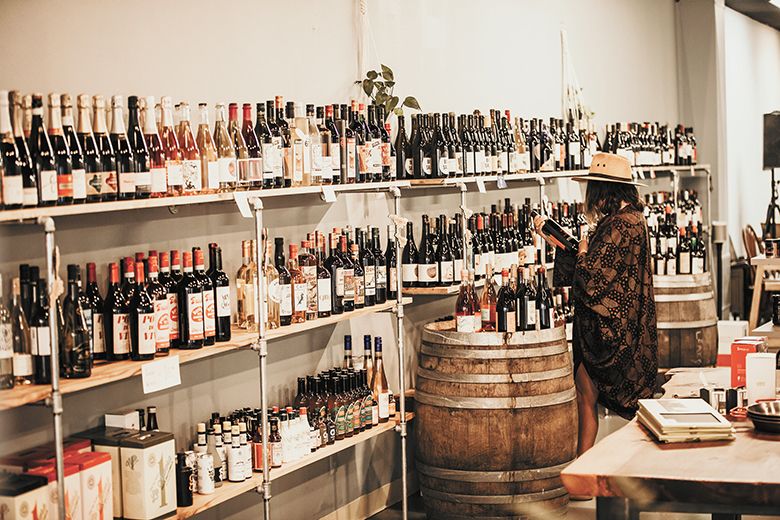 The Dalles’ Wines on Second has a specially curated wine selection. ##Photo by Kathy Pothier