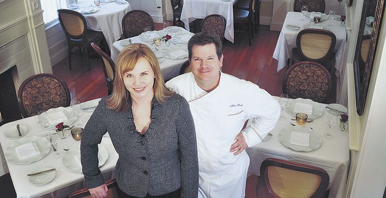 Allen Routt and Jessica Bagley of The Painted Lady in Newberg.##Photo provided