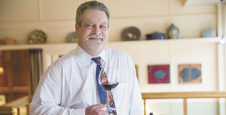 Much revered in the Oregon wine industry, Andy Zalman has been promoting Oregon wine for two decades at Portland’s Higgins Restaurant.##Photo by John Valls