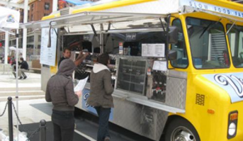 Violetta serves downtown Portland patrons a quality, casual “fast food” experience in Director Park. Photo provided.