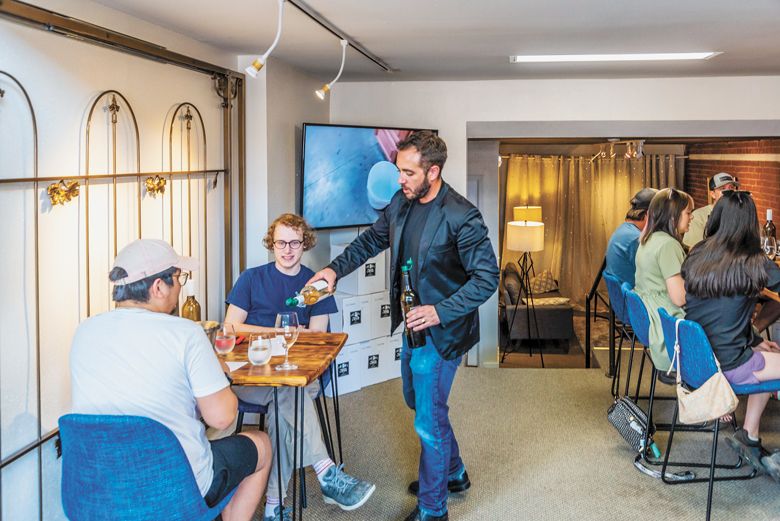Moonbase Cellars reflects owner and winemaker Drew Pauk’s passion for outer space.##Photo by Richard Duval Moonbase Cellars reflects owner and winemaker Drew Pauk’s passion for outer space.##Photo by Richard Duval