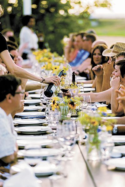 Guests enjoy wine-paired dinners at the Celebrate Walla Walla Valley Wine event, which focused on Merlot this year.##Photo by Richard Duval Guests enjoy wine-paired dinners at the Celebrate Walla Walla Valley Wine event, which focused on Merlot this year.##Photo by Richard Duval