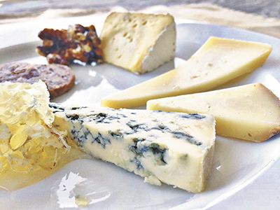 A Point Reyes cheese plate offers guests a variety to sample.##Photo by Nicole Ryan A Point Reyes cheese plate offers guests a variety to sample.##Photo by Nicole Ryan