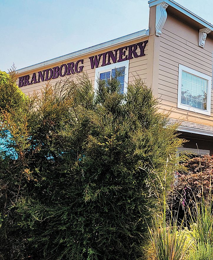 Brandborg Vineyard and Winery is easy to find in downtown Elkton.##Photo By Michael Renken