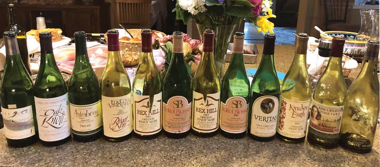It’s rare to see a dozen 1983 Pinot noirs, all but one from the Willamette Valley.