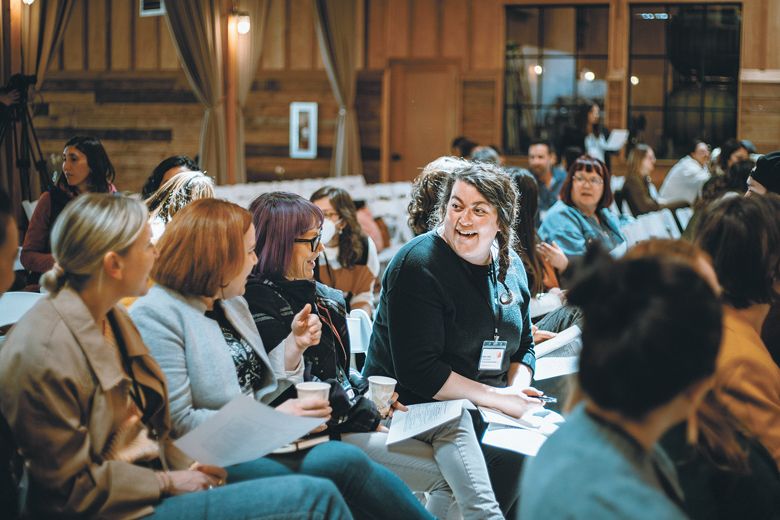 Enthusiastic attendees during Assemblage Symposium.##Image provided Enthusiastic attendees during Assemblage Symposium.##Image provided