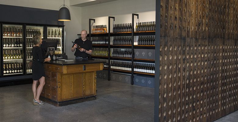 The Reserve Cellar allows visitors to purchase wine, including chilled bottles ready to be consumed at home.##Photo by Andrea Johnson