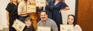 Some of the many Willamette Valley wine professionals honored at the event. ## Photo provided by Cellar Stars Awards
