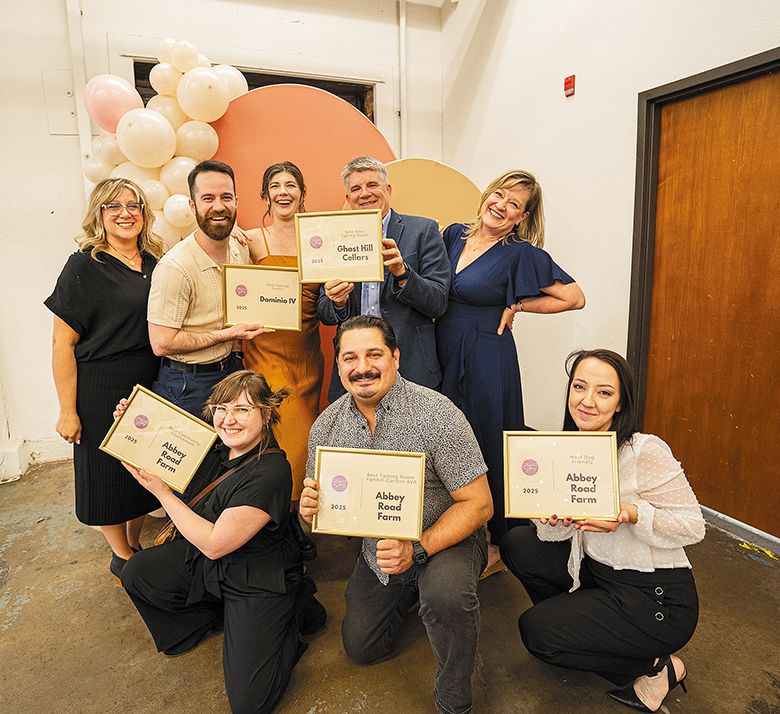 Some of the many Willamette Valley wine professionals honored at the event. ## Photo provided by Cellar Stars Awards