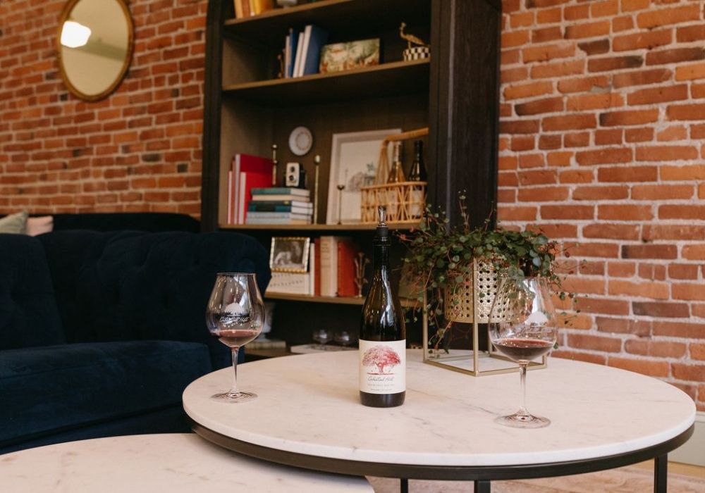 Celestial Hills Tasting Room sitting area