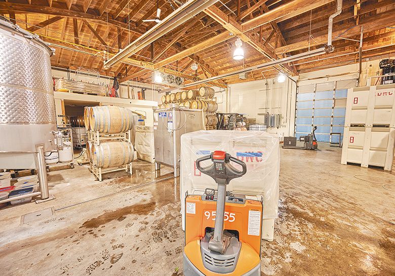 A peek into the production space at Division Winemaking Company. ## Photo provided by Division Winemaking Company
