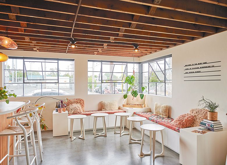 Division Winemaking Company&rsquo;s urban tasting room in Southeast Portland. ## Photo provided by Division Winemaking Company