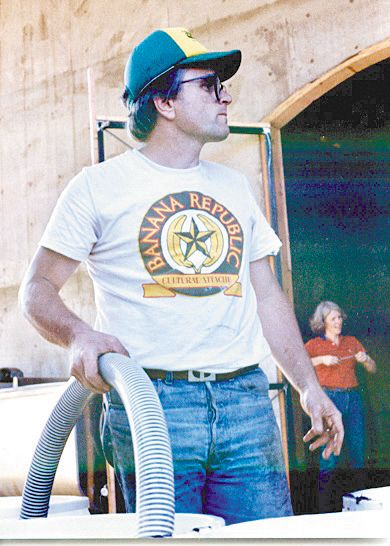 Ridgecrest founder Harry Peterson-Nedry, during the vineyard&rsquo;s first harvest in 1985. ## Photo provided by Ridgecrest