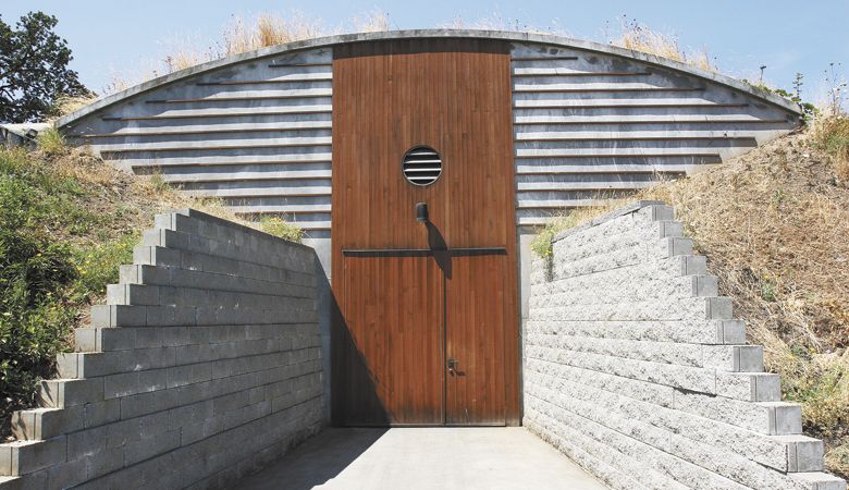 Sokol Blosser Winery’s sustainably-focused subterranean cellar.##Photo provided