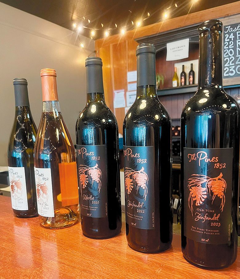 A variety of different wines made by The Pines 1852. ## Photo provided by The Pines 1852
