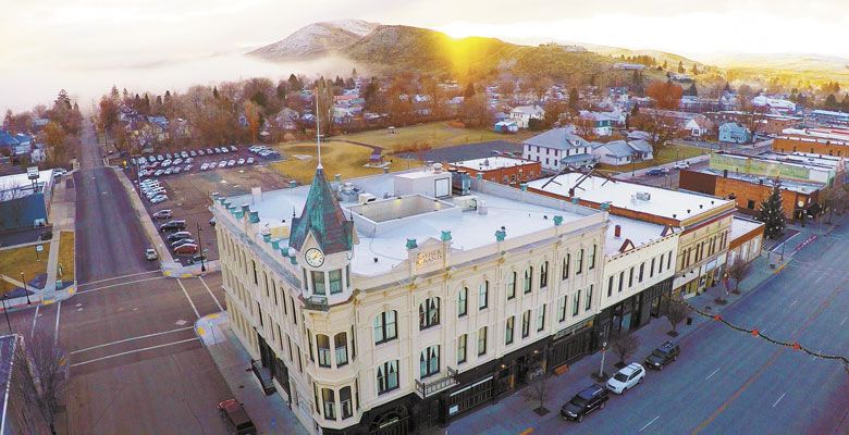 The Geiser Grand Hotel was restored by Barbara Sidway and her husband, Dwight; the Baker City landmark stands majestically downtown. ##Photo provided