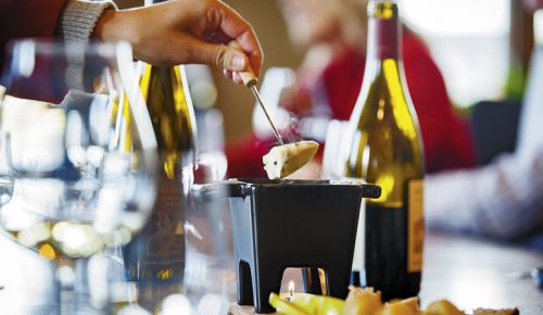 Truffled fondue at Adelsheim Vineyard in Newberg. ##Photo courtesy of Taste Newberg