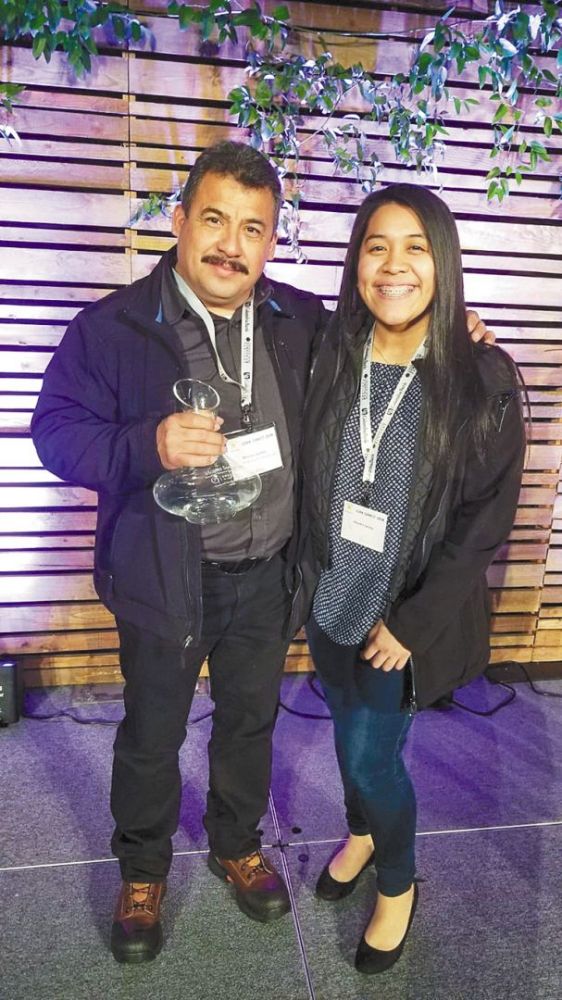Moises Sotelo (left) with daughter Alondra Sotelo Garcia. ## Photo provided by Alondra Sotelo Garcia