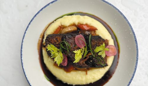 Red Wine-Braised Beef Short Ribs ## Photo provided by Amaterra
