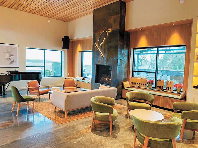 A view of Andante Vineyard’s tasting room, owned by Karen Saul and husband Joe Allan. It’s the newest winery in the Van Duzer AVA.##Photo by Patty Mamula A view of Andante Vineyard’s tasting room, owned by Karen Saul and husband Joe Allan. It’s the newest winery in the Van Duzer AVA.##Photo by Patty Mamula