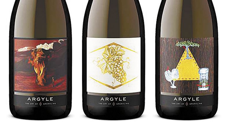Argyle Winery s2020 Art of Sparkling winning labels for the special annual collection. ##Photo provided