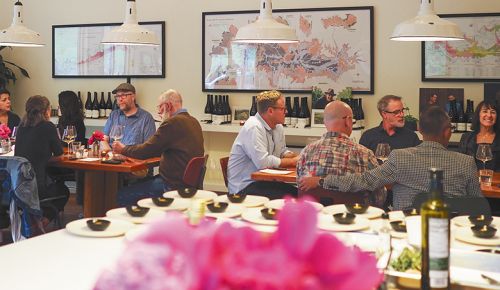 Diners enjoying a meal during Nicolas-Jay&rsquo;s Chef Dinner Series. ## Photo provided by Nicolas-Jay