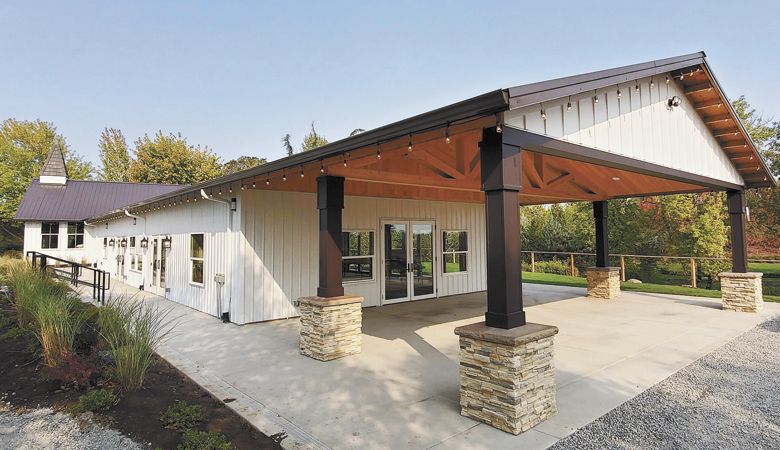 The tasting room at Aurora Colony Vineyards. ##Photo provided