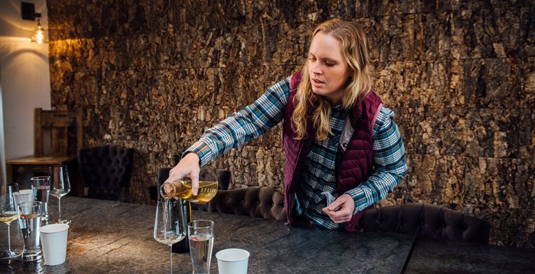 Winemaker Claire Jarreau of Brooks Winery. ##Photo by Kathryn Elsesser