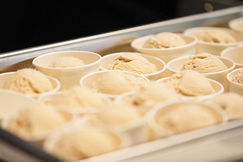 Scoops of student-made ice cream. ## Photo provided by OSU College of Agricultural Sciences
