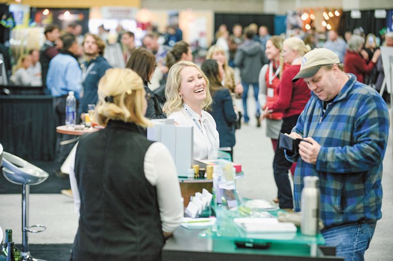 The tradeshow features more than 175 vendor booths for networking and staying up to date with the latest tools of the trade.##Photo by Carolyn Wells-Kramer