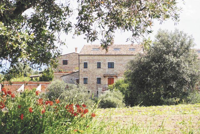 Villa de Casal Cristiana, Michel and Rebecca’s Italian home, located in the village of Torre di Palme. Photo by Roberto Traini, Italy.