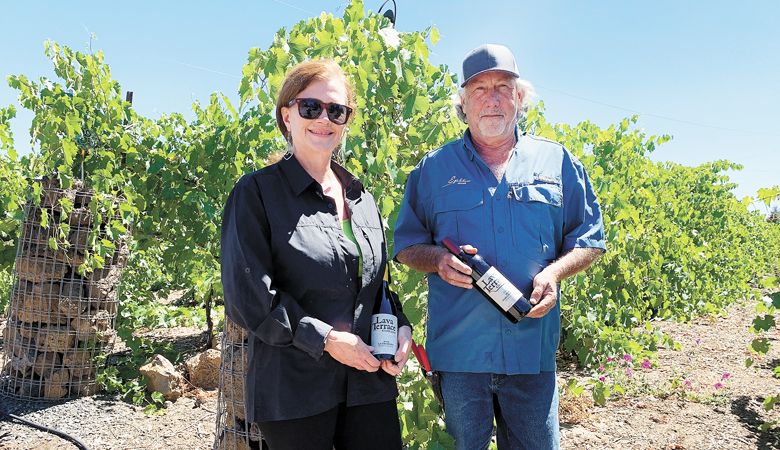 Owners of Lava Terrace, Duane and Dina Barker. ##Photo by Patty Mamula