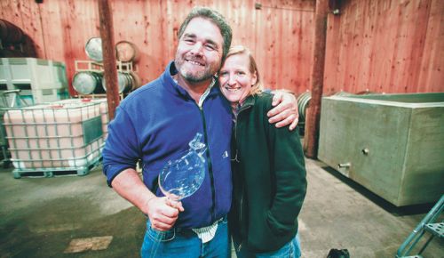 Dyson and Susan DeMara of HillCrest Vineyard in the Umpqua Valley. ##Photo provided