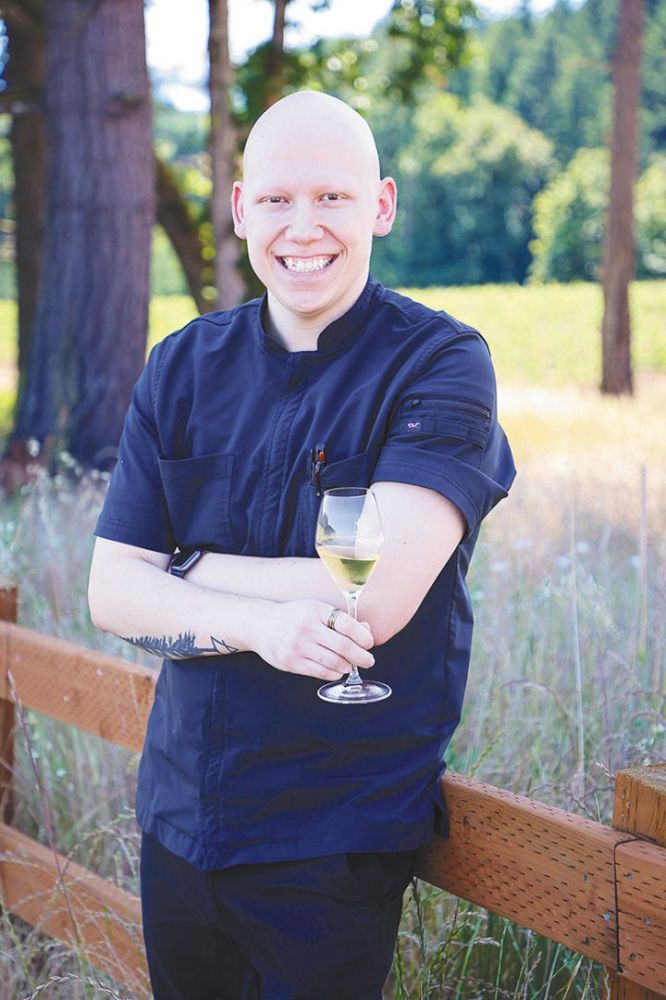 Chehalem Wines&rsquo; Chef de Cuisine Brent Spangler ## Photo provided by Stoller Wine Group